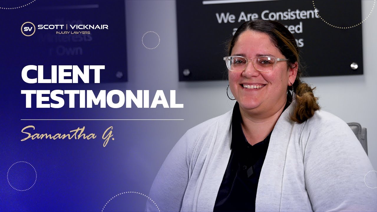 From Stress to Success: Samantha’s Story with Scott Vicknair Injury Lawyers l Testimonial