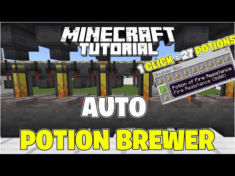 The Ultimate Batch Potion Brewer Minecraft Bedrock (Simple Tutorial)
