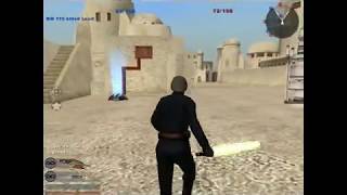 Star Wars Battlefront II PC Gameplay, Assault, on Mos Eisley, as Heros.
