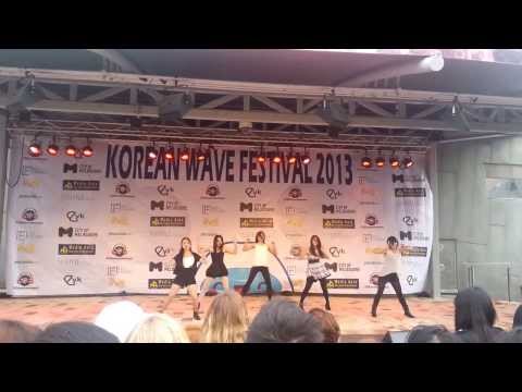 [LIVE] KWave Melb 2013 - Ladies Code 'Bad Girl' FLARE DANCE ENSEMBLE