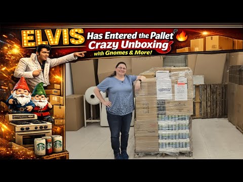 Elvis Has Entered the Pallet 🎸🔥 | Crazy Unboxing with Gnomes & More!
