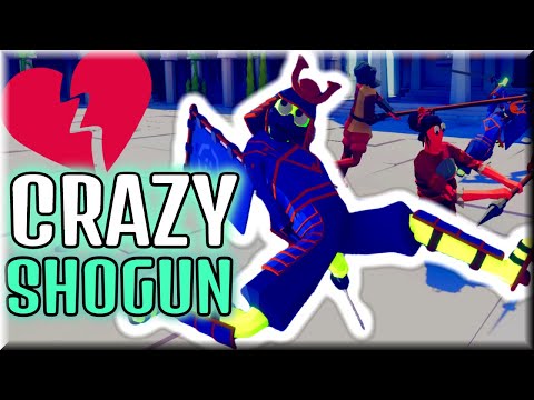 Broken Heart💔 Crazy Shogun vs Every Unit + Halberdnus  - TABS Original Mods Renaissance Update