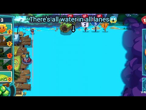 There's water in all lanes and Pigeon Zombie appears in campground (PVZ Welcome To Zomburdia)