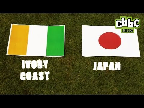CBBC: Blue Peter tortoise World Cup 2014 Predictions - Ivory Coast V Japan