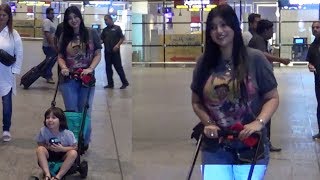 Salmans Co Star Ayesha Takia Spotted At Airport