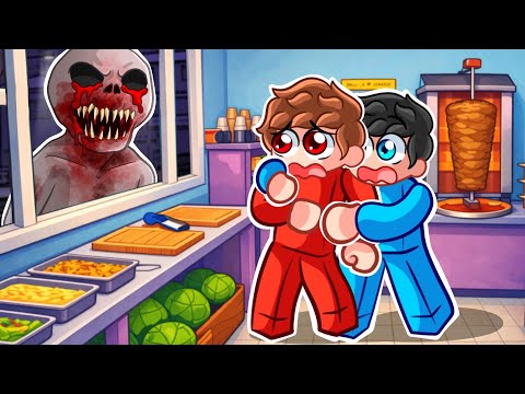 Vendiendo Comida en un KIOSKO a las 3AM en Roblox SHAWARMA