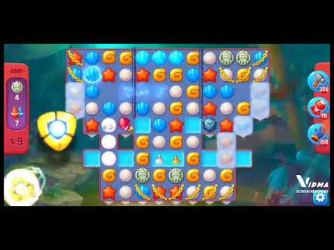 Fishdom. 9501 hard level no boosters and diamonds. 14 moves