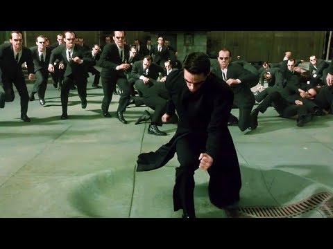 Neo vs Smith Clones [Part 2] | The Matrix Reloaded [Open Matte]