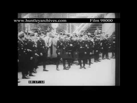 Reichstag Fire, 28th February 1933.  Archive film 98000