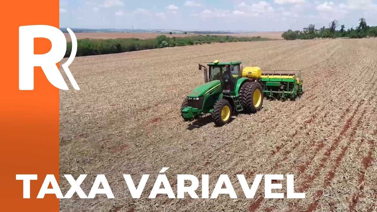 Taxa variável com a agricultura de precisão