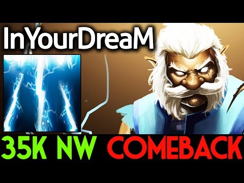 inYourdreaM Dota 2 [Zeus] 35k Net Worth ComeBack with Nimbus