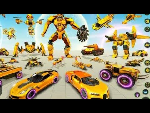 Shark robot car game| bike game 3D Android gameplay|robot game robot game