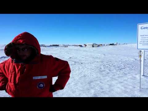 Walking around the south pole
