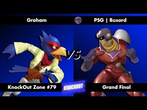 KnockOut Zone #79 - SSBM Grand Final - Graham (Falco) vs Busard (Captain Falcon)