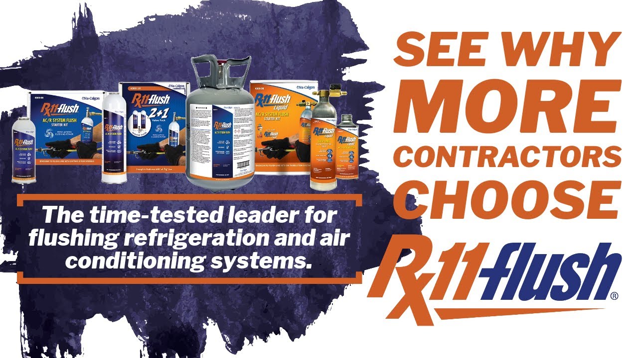 RX11 Flush: The time-tested leader for flushing refrigeration and air conditioning systems