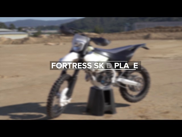 Polisport Fortress Skid Plate w Link Protector Orange 3