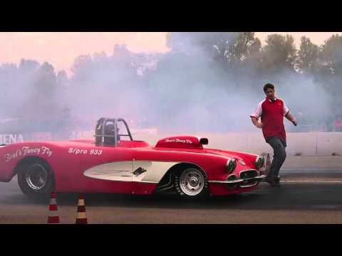 Thumbnail for Chevrolet Cavalier Eliminator vs Corvette C1 1958 1/4 mile Drag Racing Rivanazzano American by Chevrolet Cavalier