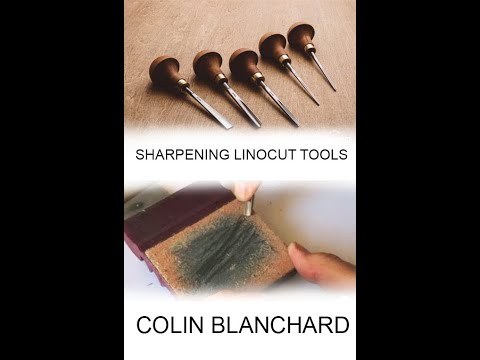 YouTube video about: How to sharpen printmaking tools?