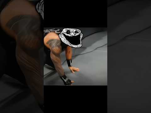 Roman Reigns Sigma male || Roman Reigns "troll face" edit💀☠️ #shorts #wwe #romanreings #trollface