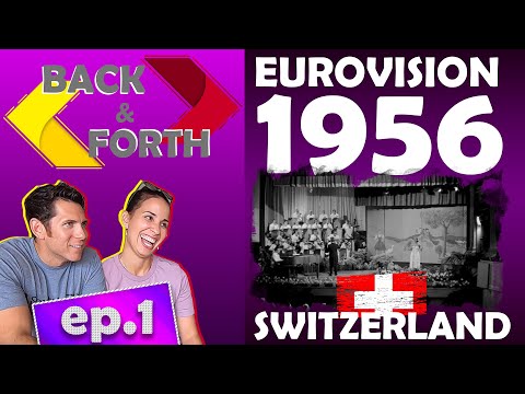 American and Puerto Rican react to Eurovision 1956 Switzerland: Lys Assia Refrain