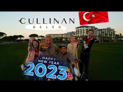 Happy New Year Cullinan Belek Turkey, January 2023 (music Zivert-WAKE UP!) Новый год в Турции