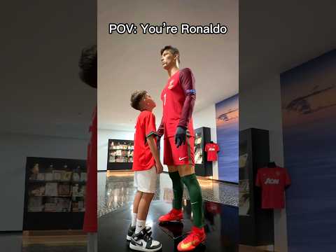 POV: 😱 YOU'RE RONALDO 🔥⚽️