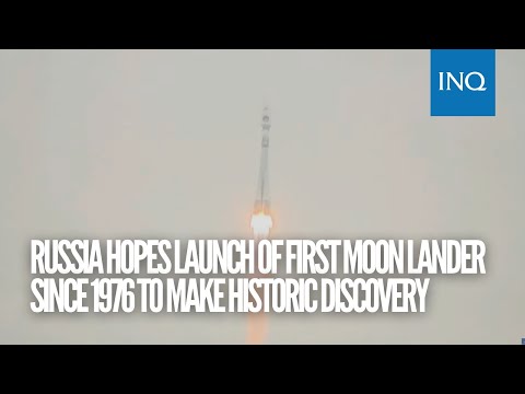 Russia hopes launch of first moon lander since 1976 to make historic discovery