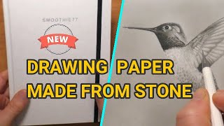 Sketchbook Review and Demonstration, Paper Made From STONE! By Etched, Is It Any Good?
