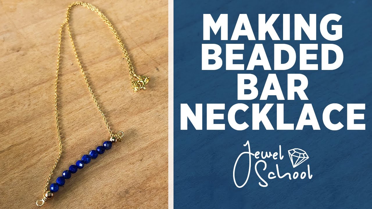 How to Make a Beaded Bar Necklace | Jewelry 101