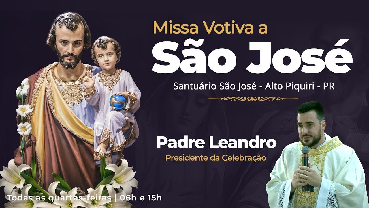 Missa votiva a São José | 06h | Quarta-feira 05/02/2025
