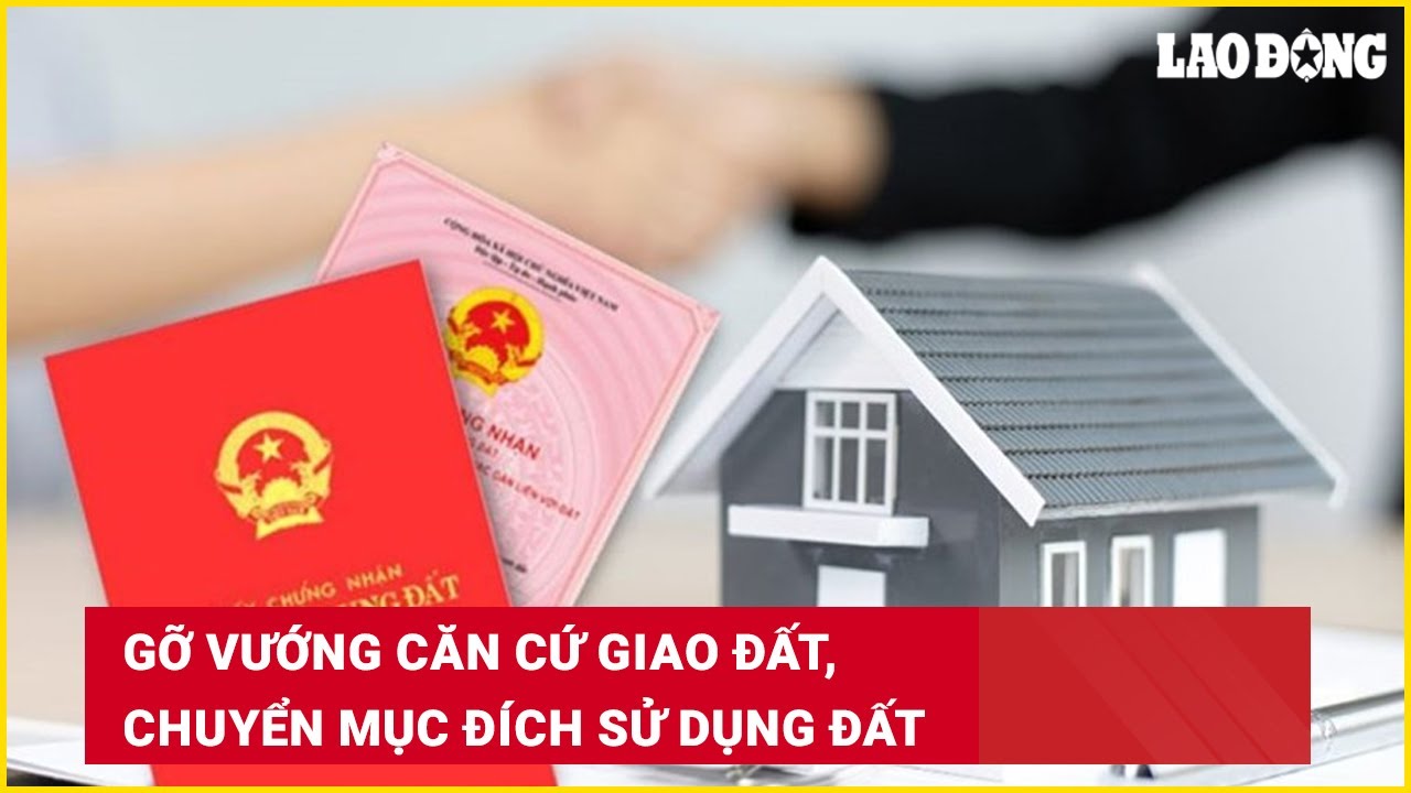 Gỡ vướng căn cứ giao đất, chuyển mục đích sử dụng đất