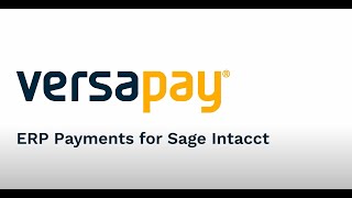 Versapay ERP Payments for Sage Intacct