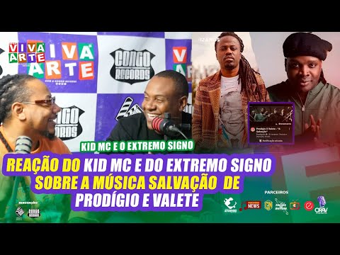 Kid MC and Extreme Signo's reaction to Prodígio and Valete's song "Salvação".