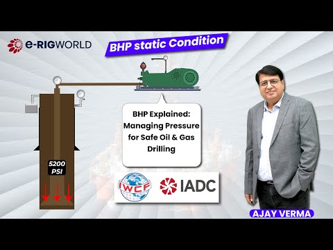 BHP static Condition | IWCF Level 4  | Well Control | IADC | IWCF Assignment question