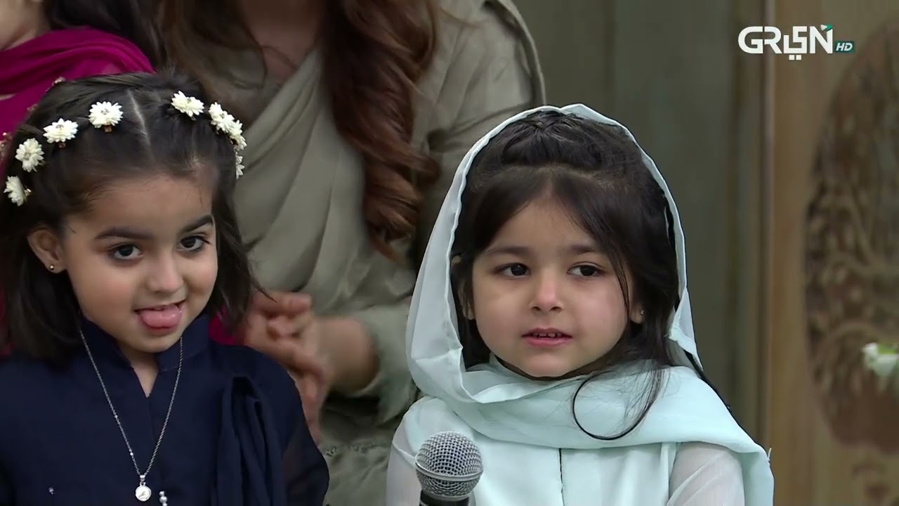 Pyare Baccho ki Pyari Naat | Mehfil e Nunehal | Danish Taimoor & Rabia Anum | Mehfil e Ramzan