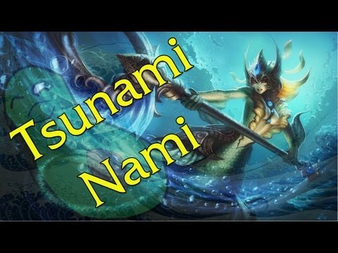 TSUNAMI NAMI - League of Legends - por Paltoko