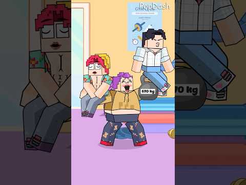 Abby Was Too Strong… But Rumi Changed the Fight #minecraft #shorts