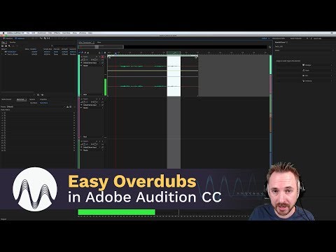 Easy Overdubs with Smart Monitoring in Adobe Audition CC 2018