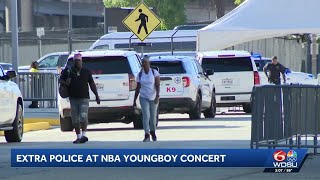 Download the video "Increased security for NBA YoungBoy concert in New Orleans"