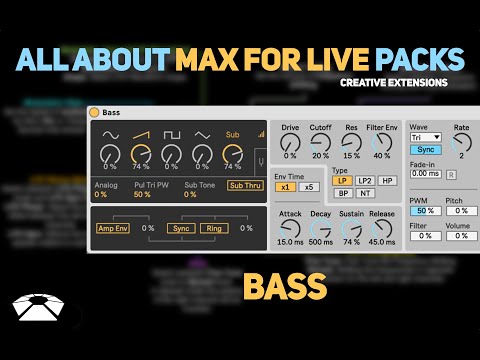 All About Max for Live Packs - Bass | Creative Extensions
