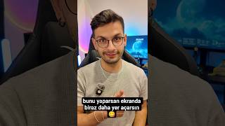 navigasyon çubukları kapansın, ekranda daha çok yer açılsın. 💪🏻