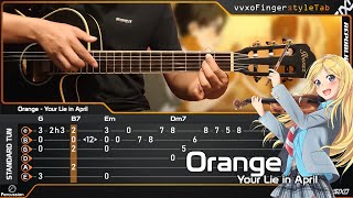 Download lagu Orange - Your Lie In April / Shigatsu wa Kimi no Uso - Acoustic (Fingerstyle Guitar Cover) TABS mp3