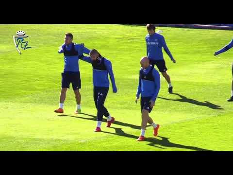 Entrenamiento del primer equipo en La Romareda | 10/11/2017