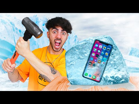 CONGELE MI CELULAR CON NITRÓGENO LÍQUIDO 😱 Y LO ROMPI!