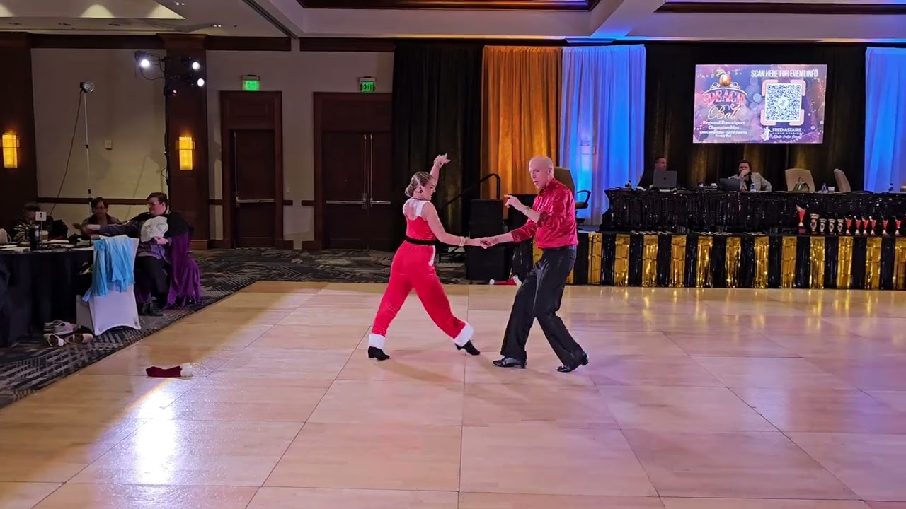 West Coast Swing Show by Steve & Alina at Peach Ball 2025