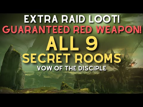 How to Find ALL 9 SECRET ROOMS for Extra Red Weapon Secret Chest in Vow of the Disciple!
