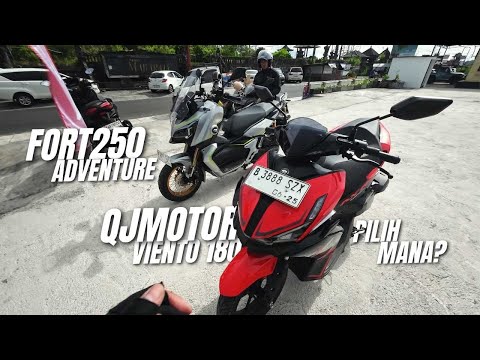 Viento 180 & Fort 250 Adventure | QJ Motor Siap Lawan Aerox & Matic 250cc?