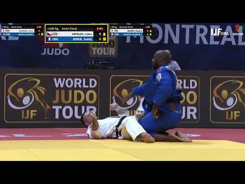 2019 Montreal Semifinal +100 kg Krpálek Lukáš CZE vs  Riner Teddy FRA
