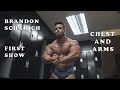 Introducing Bodybuilder Brandon Scharich 244lbs First Show Prep Chest And Arms