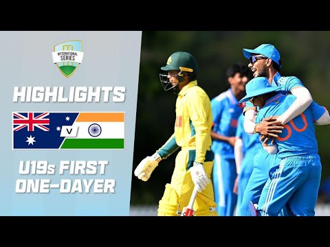 Australia v India | U19 Series | First one-dayer 2025-26
